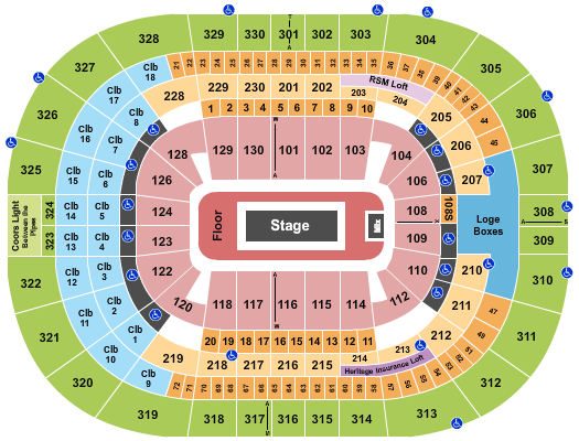 Amalie Arena Seating Chart: Rod Wave