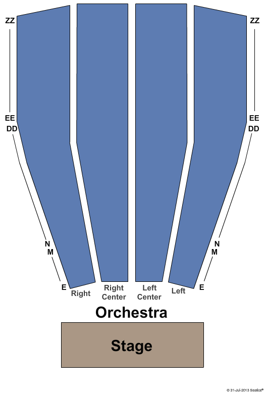 Amarillo civic center auditorium seating chart