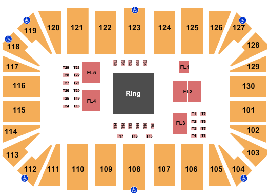 Amarillo Civic Center Seating Chart: MMA