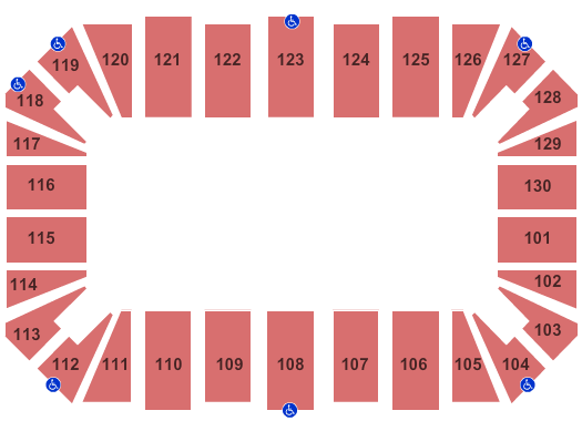 Amarillo Civic Center Seating Chart: Open Floor