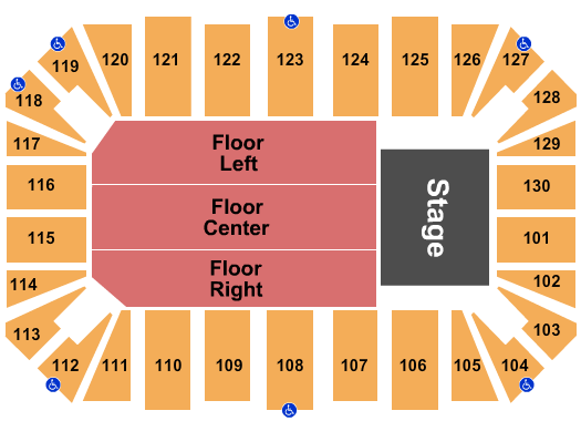 Amarillo Civic Center Seating Chart: Skillet