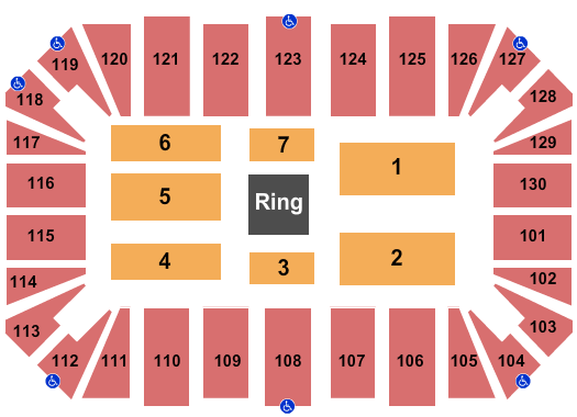 Bankers Life Fieldhouse Seating Chart For Wwe