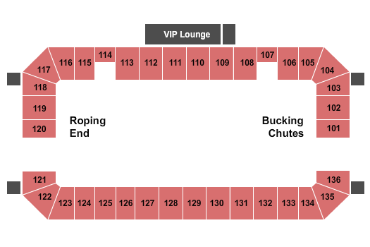 Amarillo Tri-State Exposition Seating Chart: Open Floor