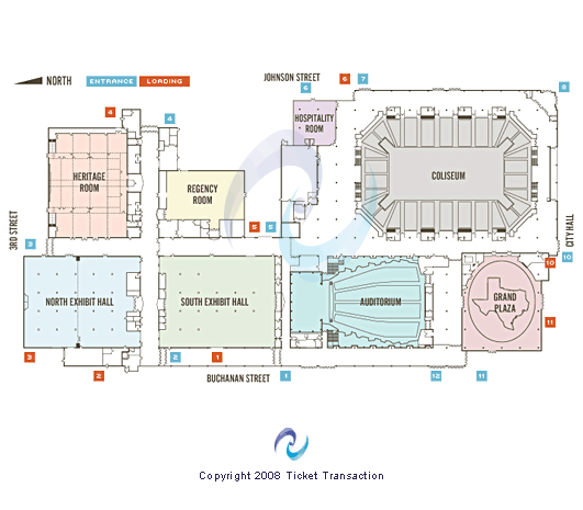 Amarillo Civic Center Seating Chart: Civic Center