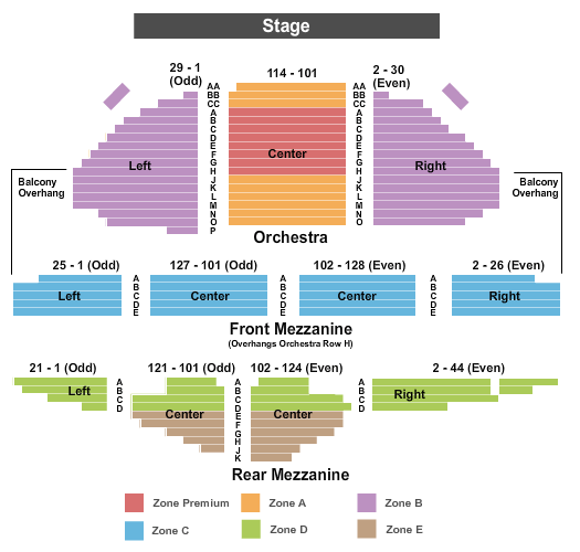 Ambassador Theatre - NY Map