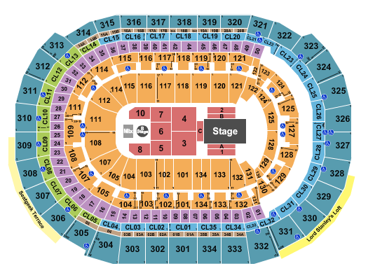 Amerant Bank Arena Seating Chart: Dancing with the Stars 2027
