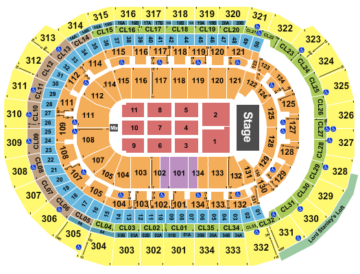 Amerant Bank Arena Seating Chart: Endstage 6