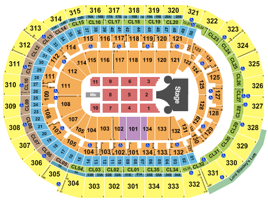 Amerant Bank Arena Seating Chart: Missy Elliott