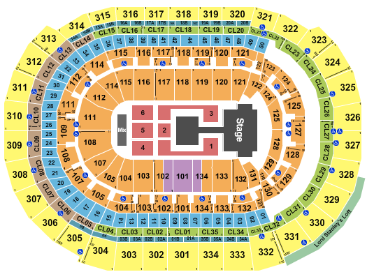 Amerant Bank Arena Seating Chart: Seventeen