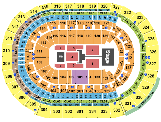 Amerant Bank Arena Seating Chart: TobyMac