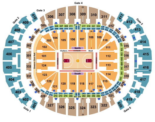 Chicago Bulls Arena Seating Chart