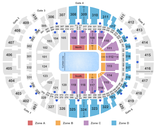 Seating Chart Of American Airlines Arena