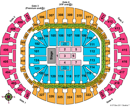 American Airlines Arena Seating Chart