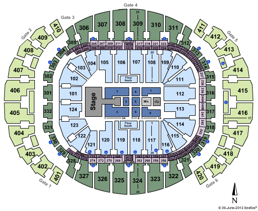 American Airlines Arena Seating Chart