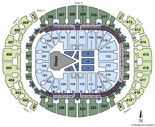 American Airlines Arena Seating Chart