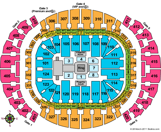 American Airlines Arena seating chart