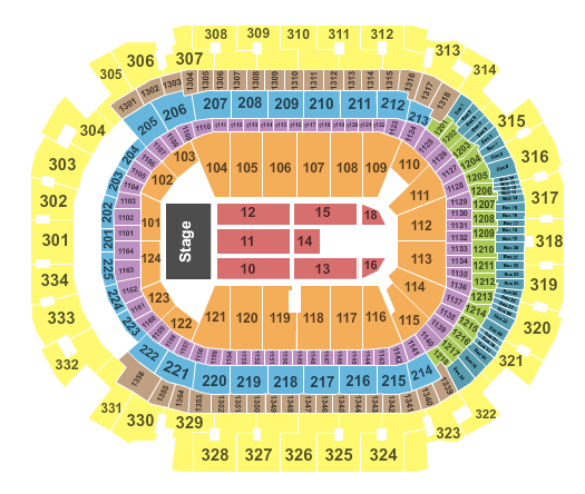 American Airlines Center Seating Chart: Andrea Bocelli
