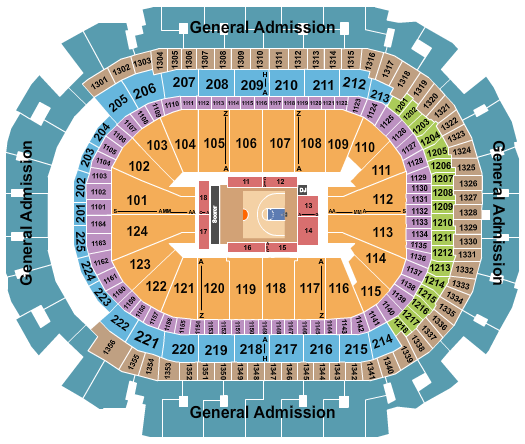American Airlines Center Seating Chart: BIG3