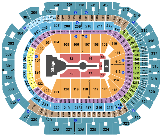 American Airlines Center Seating Chart: Cardi B