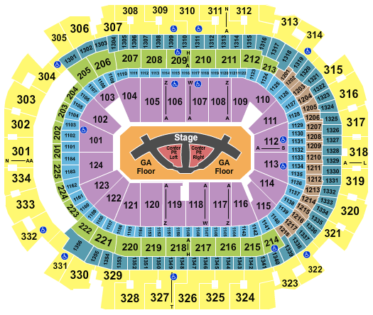 Sprint Center Carrie Underwood Seating Chart