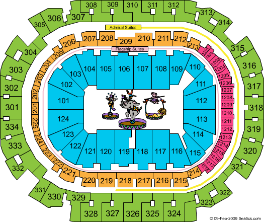 American Airlines Center Seating Chart