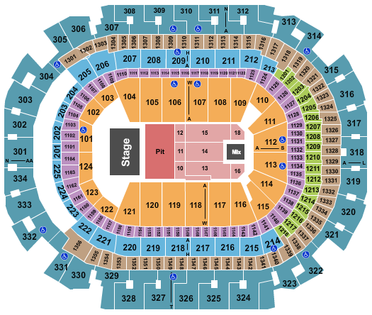 American Airlines Center Seating Chart: Daniel Caesar