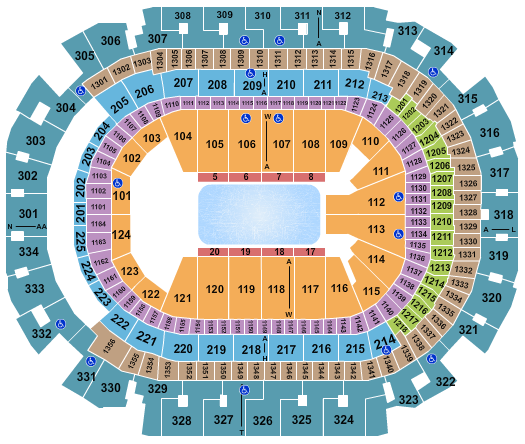 American Airlines Center Seating Chart: Disney On Ice 2