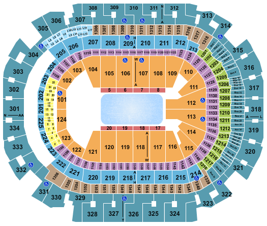 American Airlines Center Seating Chart: Disney On Ice 2