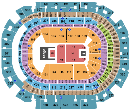 American Airlines Center Seating Chart: Doja Cat