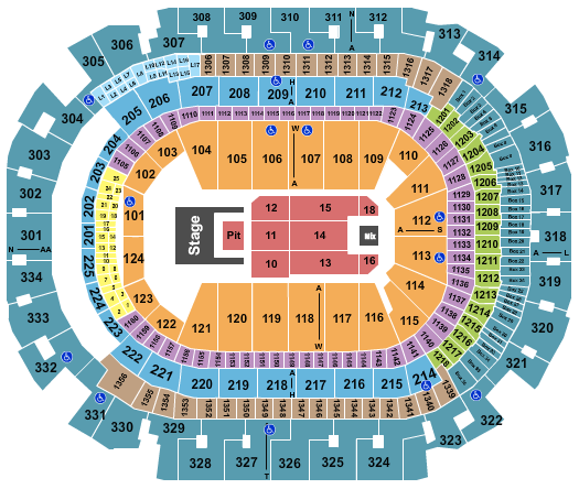 American Airlines Center Seating Chart: Doja Cat
