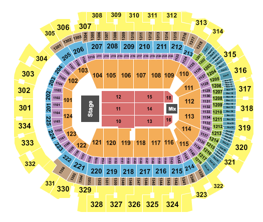Trans-Siberian Orchestra American Airlines Center Seating Chart