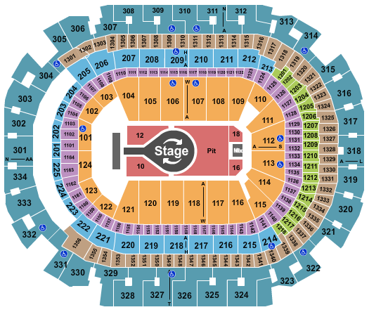 American Airlines Center Seating Chart: Kacey Musgraves