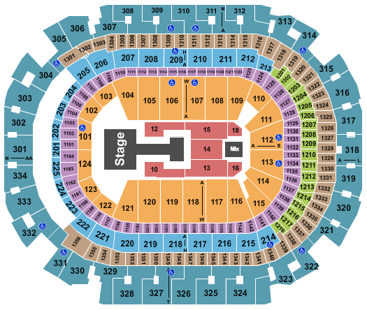 American Airlines Center Seating Chart: Katseye