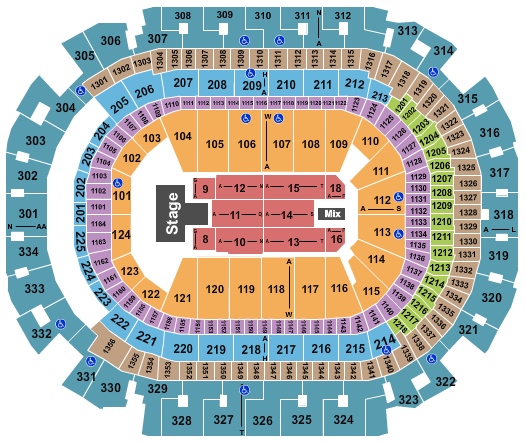 American Airlines Center Seating Chart: Matt Rife