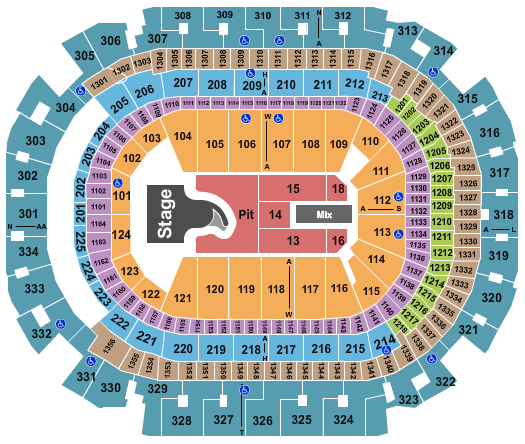 American Airlines Center Seating Chart: Megan Moroney