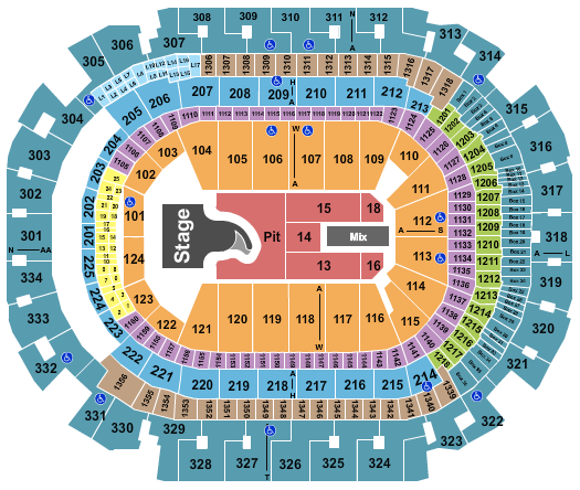 American Airlines Center Seating Chart: Megan Moroney