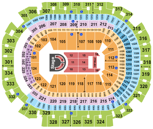 American Airlines Center Seating Chart: Megan Thee Stallion