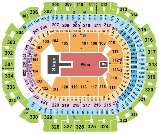 American Airlines Center Seating Chart: Playboi Carti