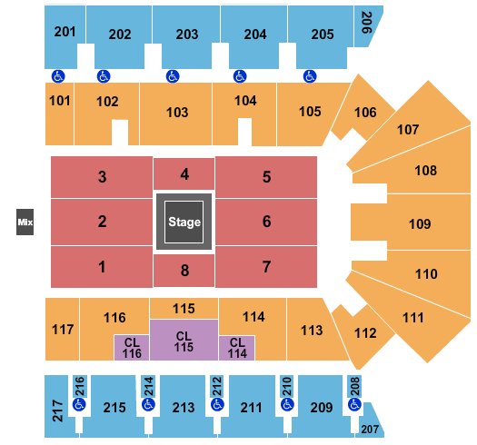 American Bank Center Seating Chart