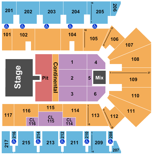 American Bank Center Seating Chart