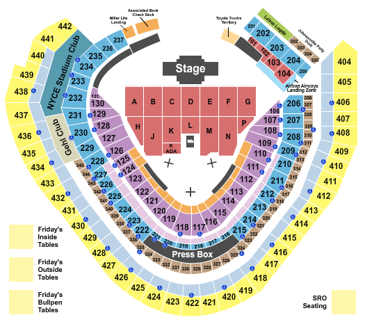 American Family Field Seating Chart: Billy Joel