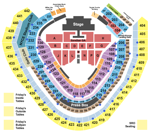 American Family Field Seating Chart: Kenny Chesney 2