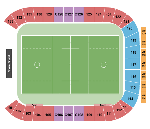 American Legion Memorial Stadium Seating Chart: Lacrosse