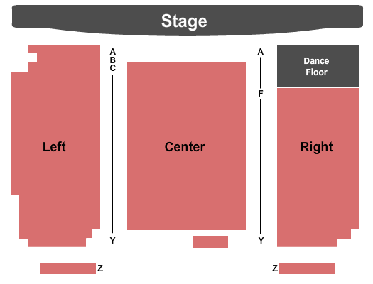 Americana Theatre Seating Chart