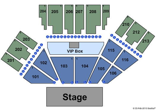 America's Cup Pavilion Seating Chart