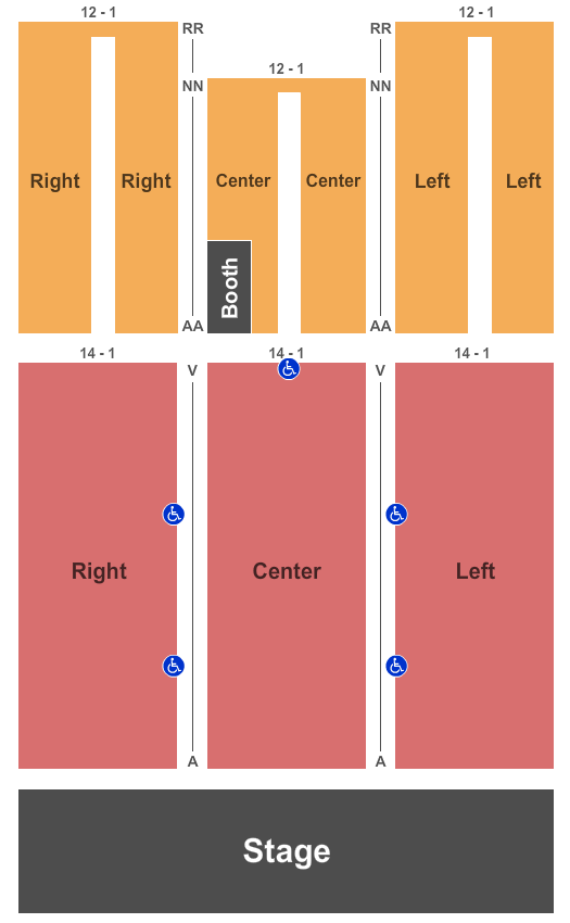 Dixie National Rodeo Seating Chart