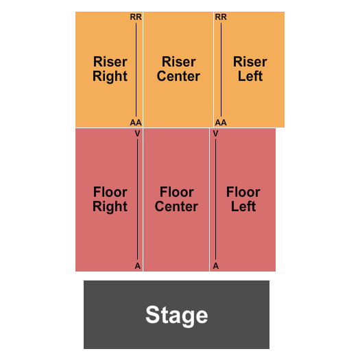 Ameristar Casino & Hotel - Saint Charles Seating Chart: Endstage 2