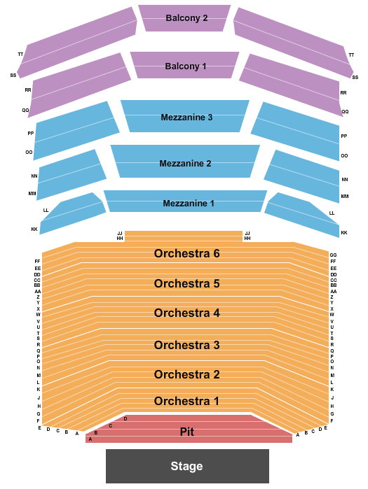 Amherst Fine Arts Center Concert Hall Seating Chart