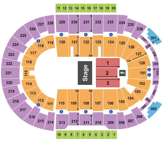 Amica Mutual Pavilion Seating Chart: Half House RSV