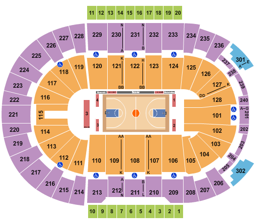 Amica Mutual Pavilion Seating Chart: Harlem Globetrotters